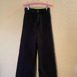 Chic Black Wide-Leg Zara Jeans